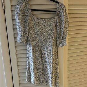 Reformation Floral Puff Sleeve Dress